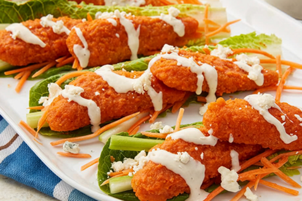 buffalo chicken lettuce wrap